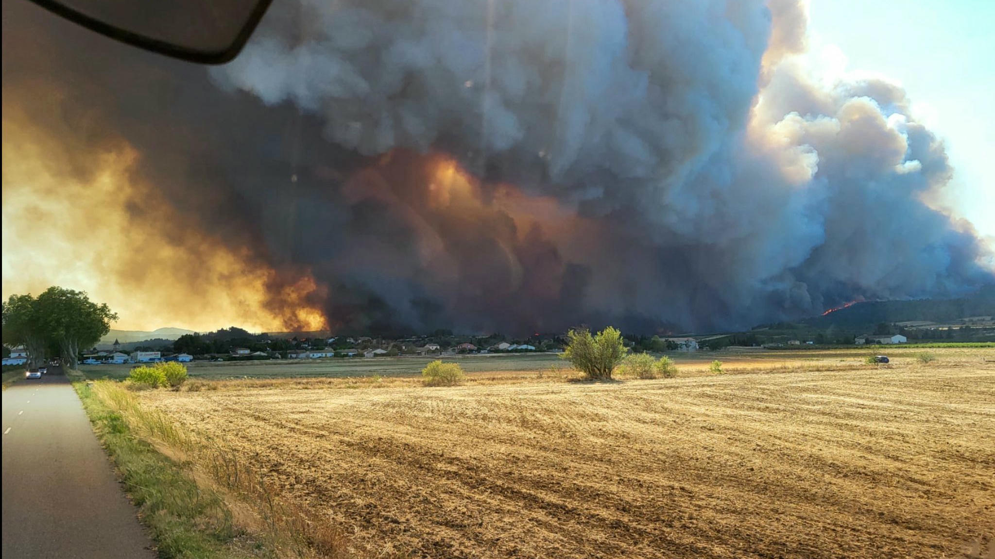 Waldbrnde Frankreich 2023 Karte