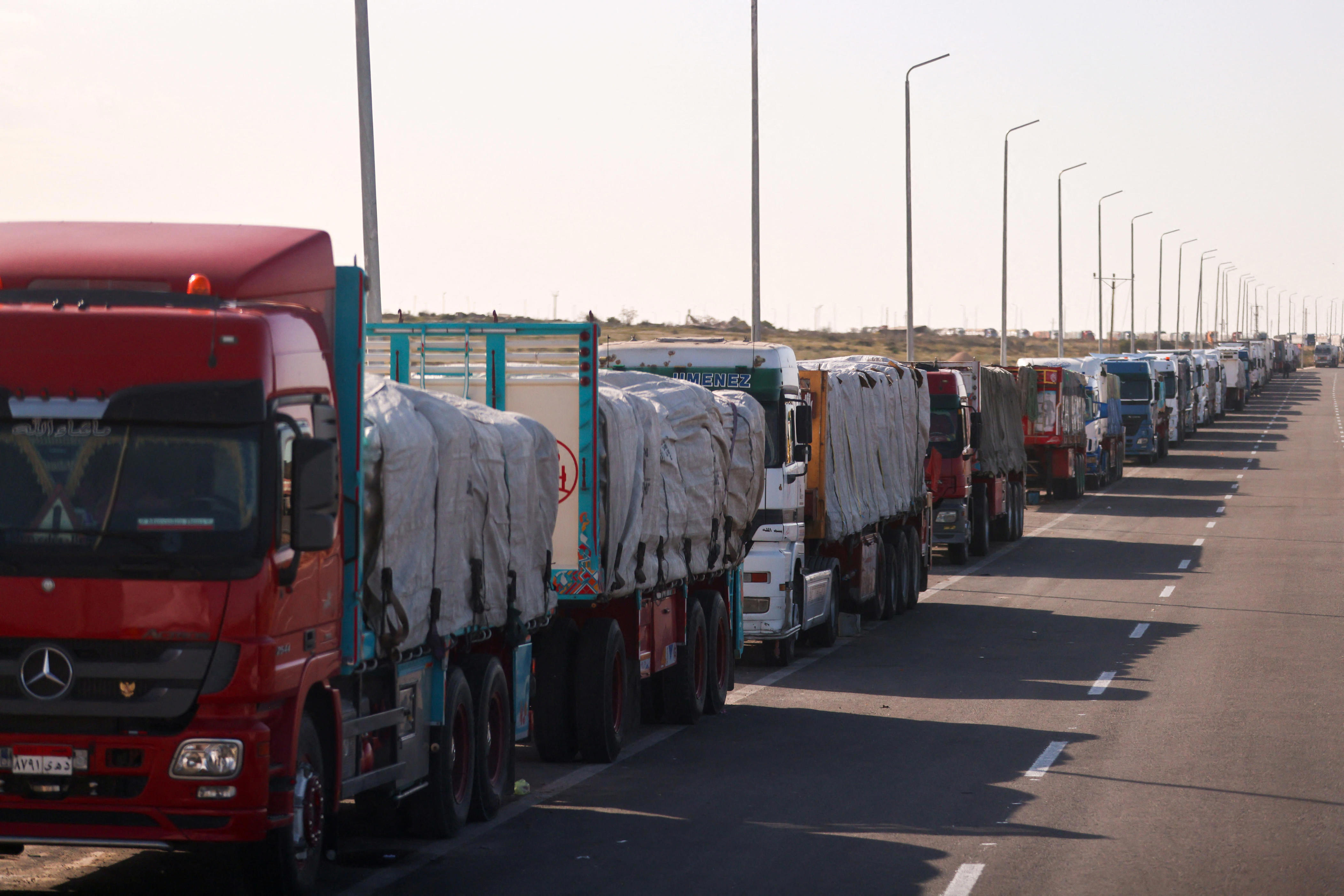 Jordan says #39 Israeli settlers #39 attacked Gaza bound aid convoy Jordan says #39 Israeli settlers #39 attacked Gaza bound aid convoy