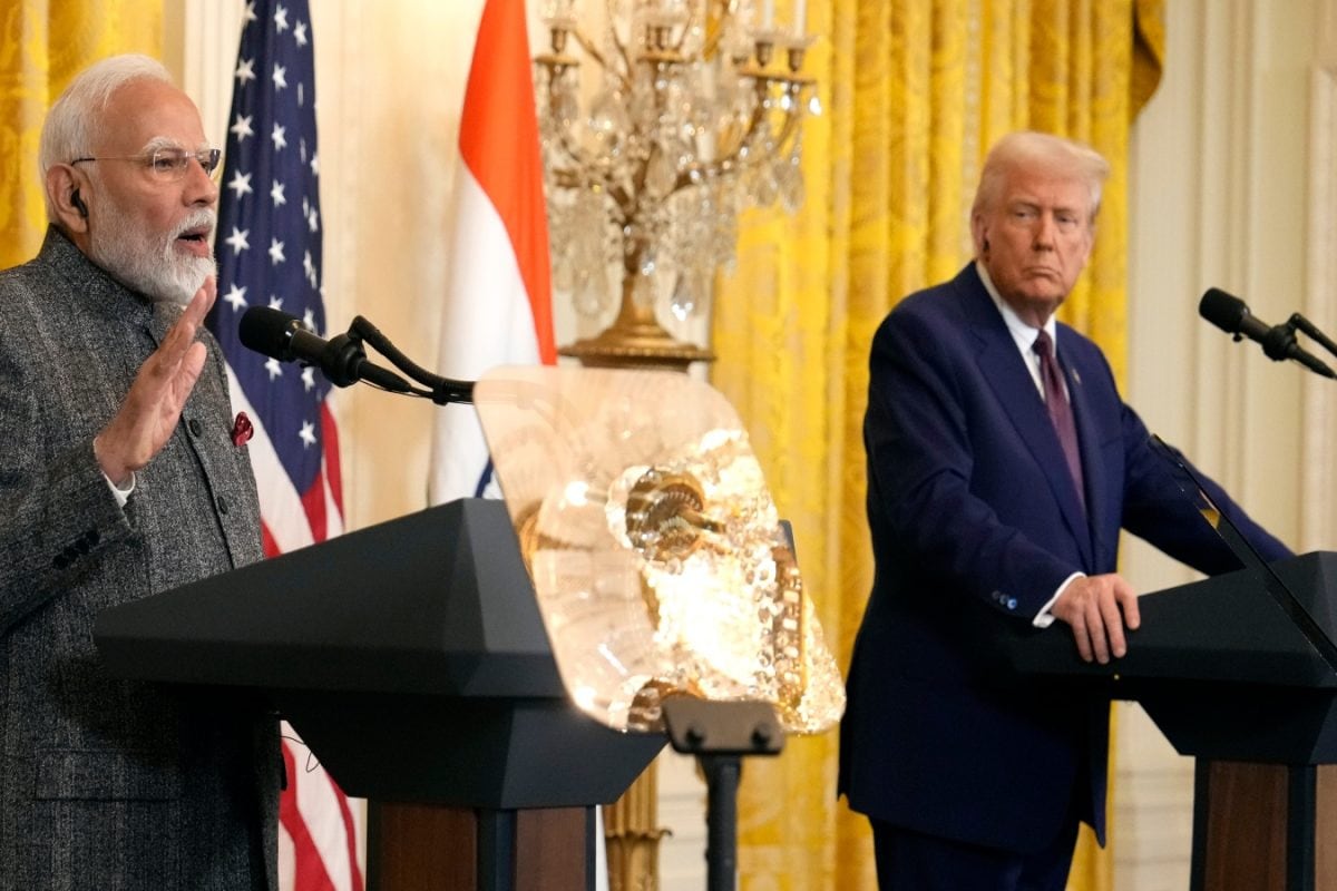 Prime Minister Narendra Modi and US President Donald Trump. (AP Photo)
