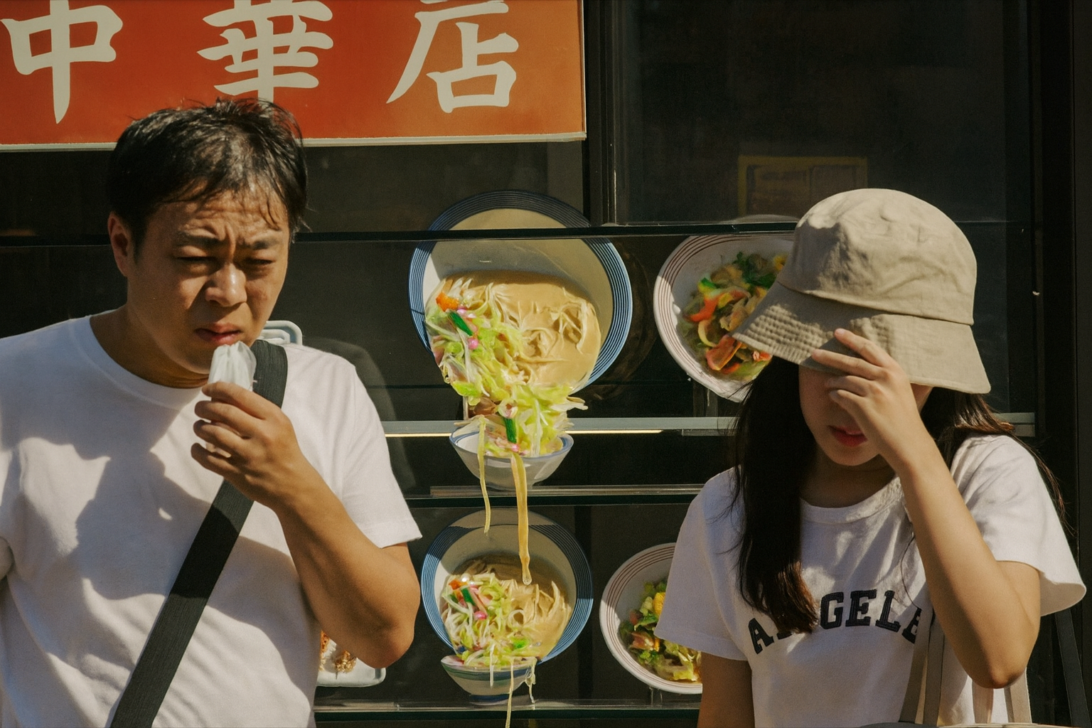 災害級猛暑】ラーメン模型も溶けた…史上初の連日40度超で日本列島に