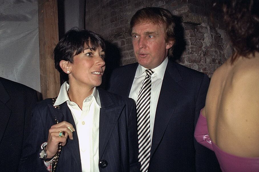 Maxwell regularly socialized with Trump. / New York Daily News Archive / NY Daily News via Getty Images