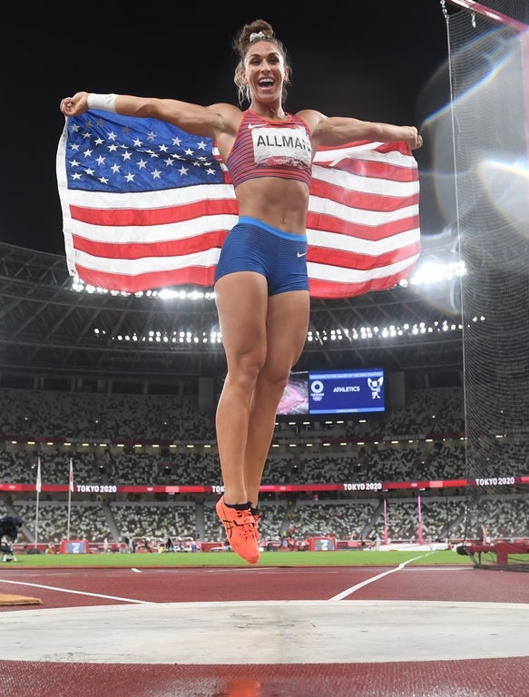 Incredible photos of top American track athlete Valarie Allman