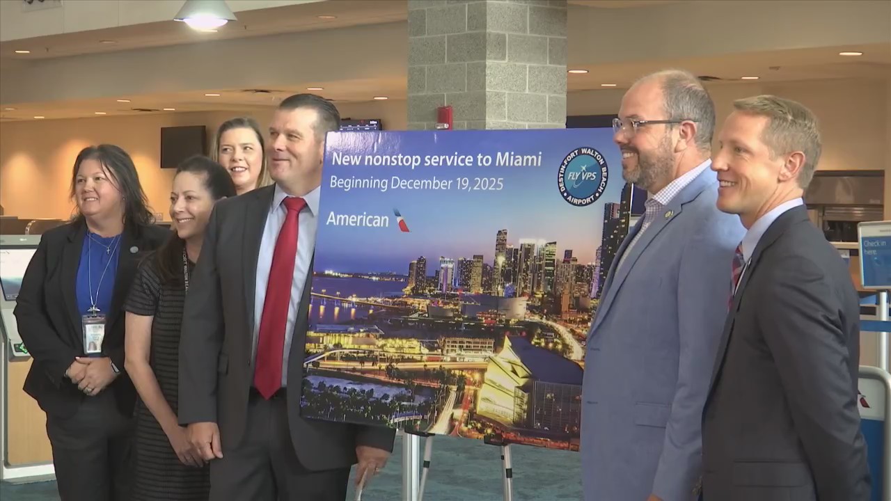 ECP officials disappointed after VPS snags direct flight service to Miami