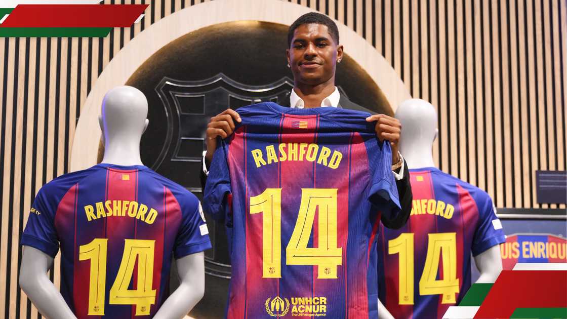 Why Marcus Rashford picked No.14 at Barcelona after Man United