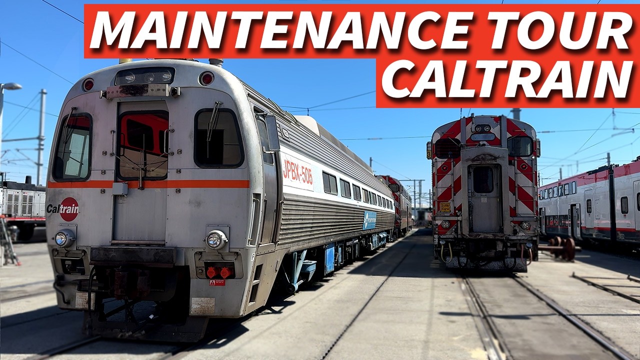 A tour of Caltrain's maintenance facility!
