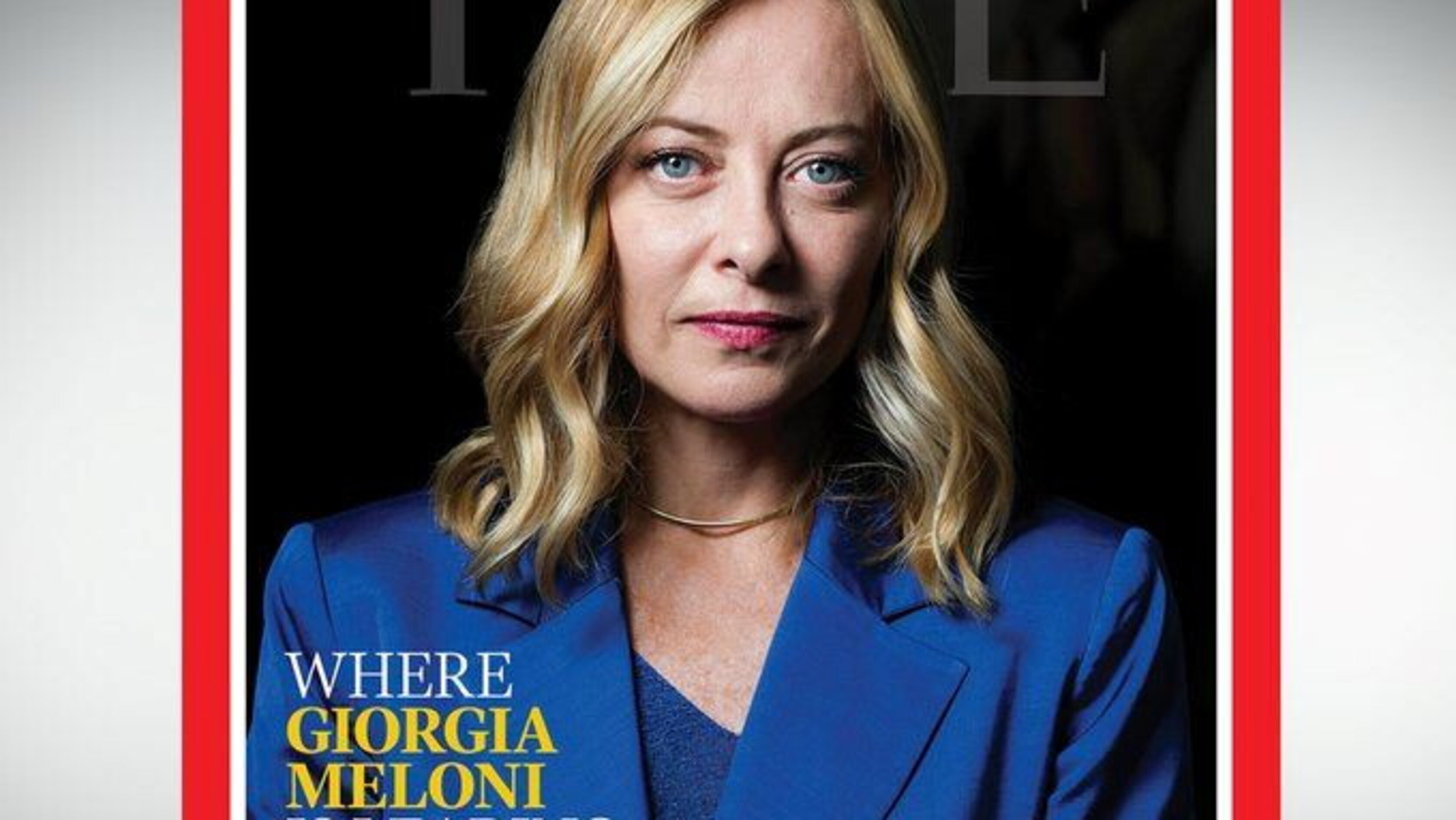 Time dedica la copertina a Giorgia Meloni