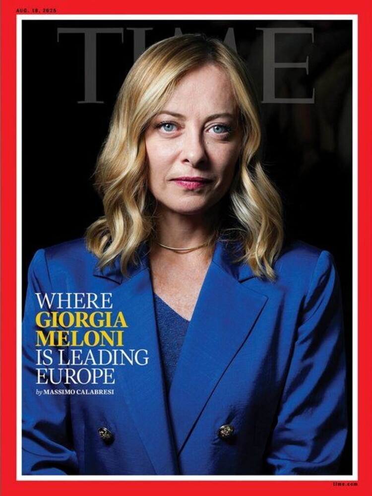 Time dedica la copertina a Giorgia Meloni