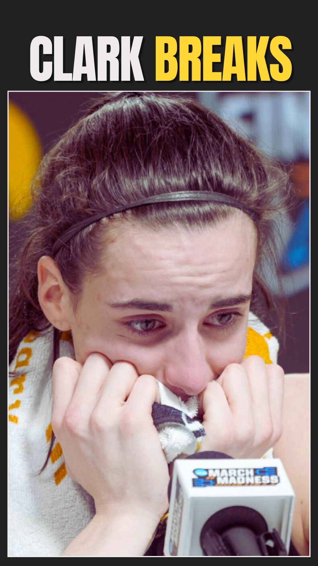 Caitlin Clark explodes at ref, cries after injury