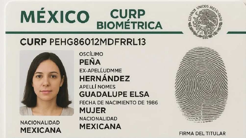 Así lucirá la nueva CURP con datos biométricos/ChatGPT 