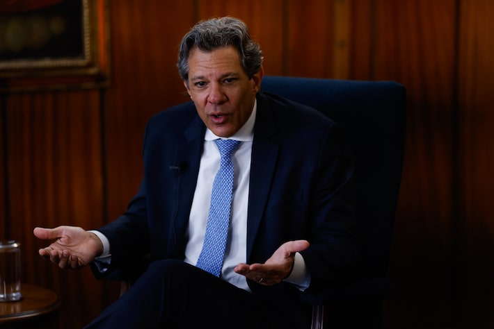 O ministro da Fazenda, Fernando Haddad, disse que plano de contingência será submetido à análise do presidente Lula. Foto: WILTON JUNIOR