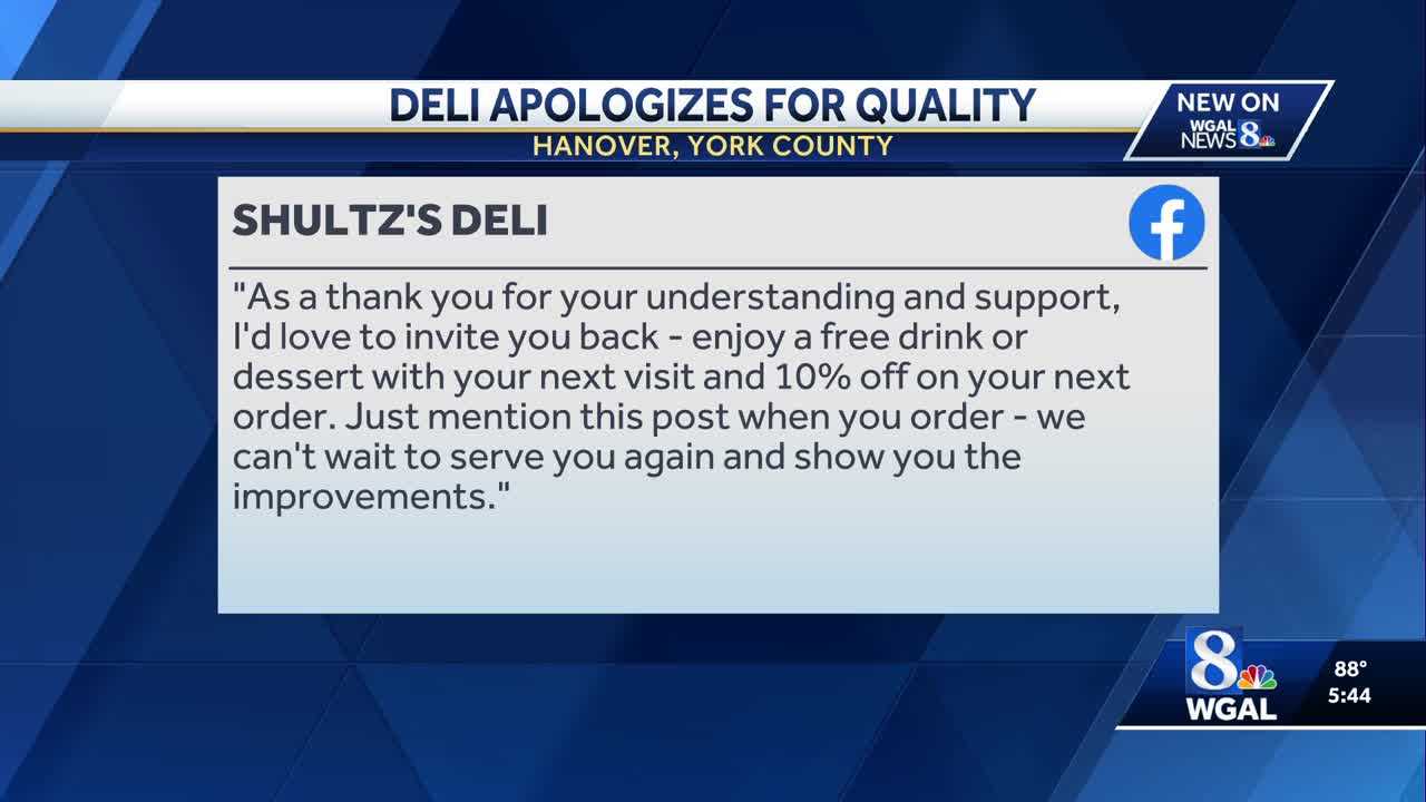 Shultz's Deli owner apologizes and offers discounts and free items ...