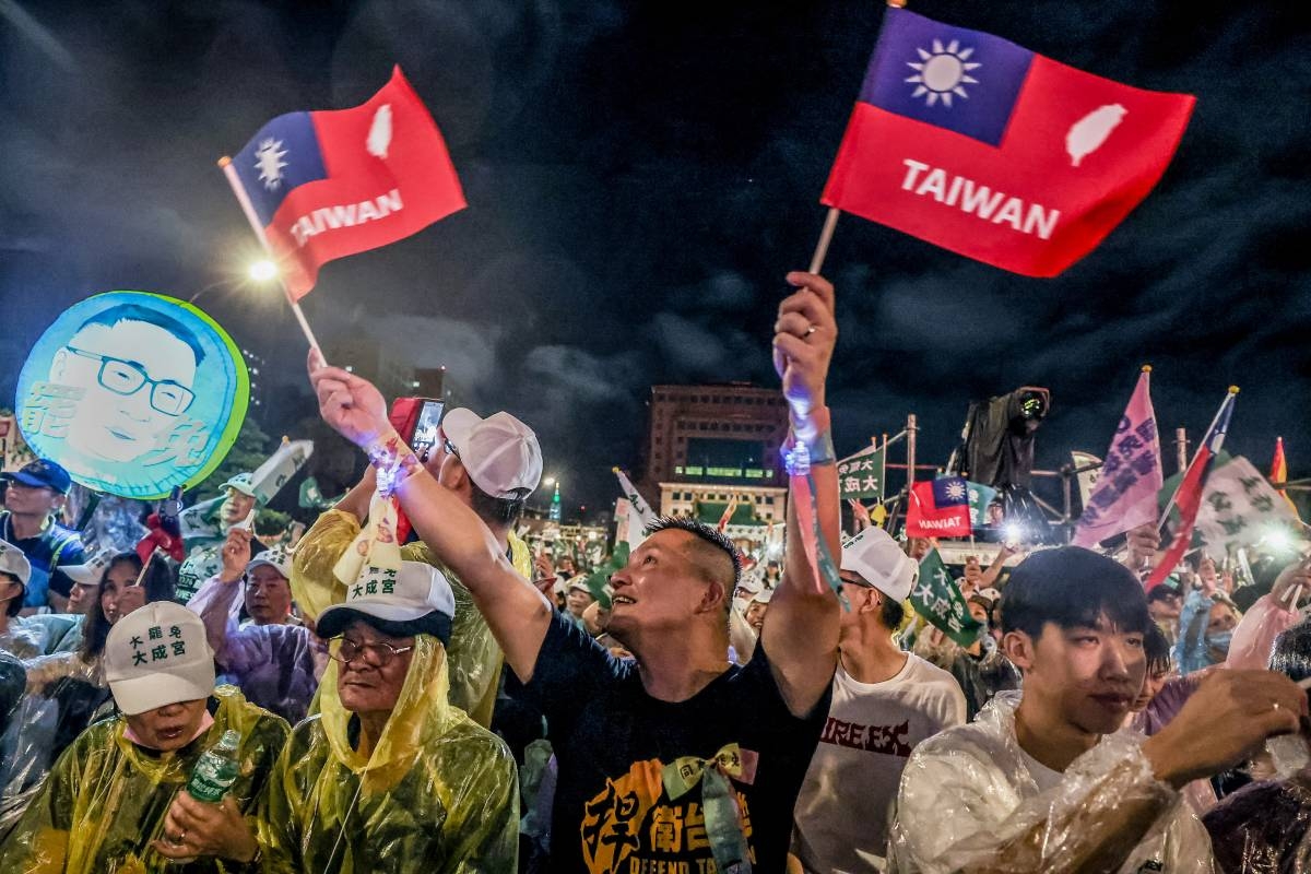 Taiwanese rally for and against the recall of opposition lawmakers seen ...