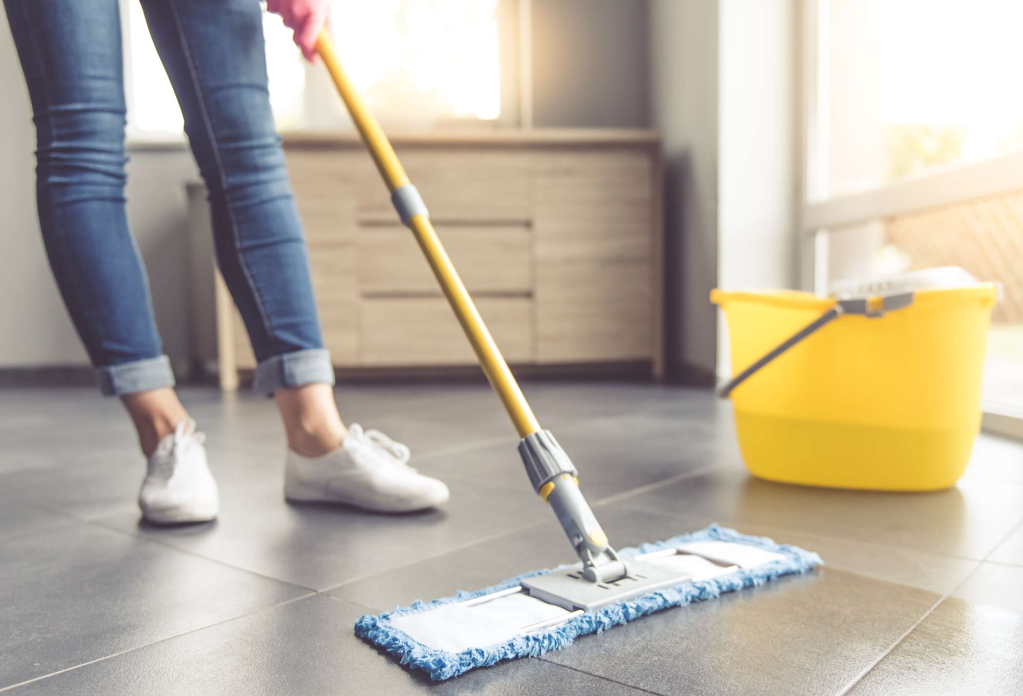A cleaning pro’s method for spotless, streak-free tile floors starts with this simple step