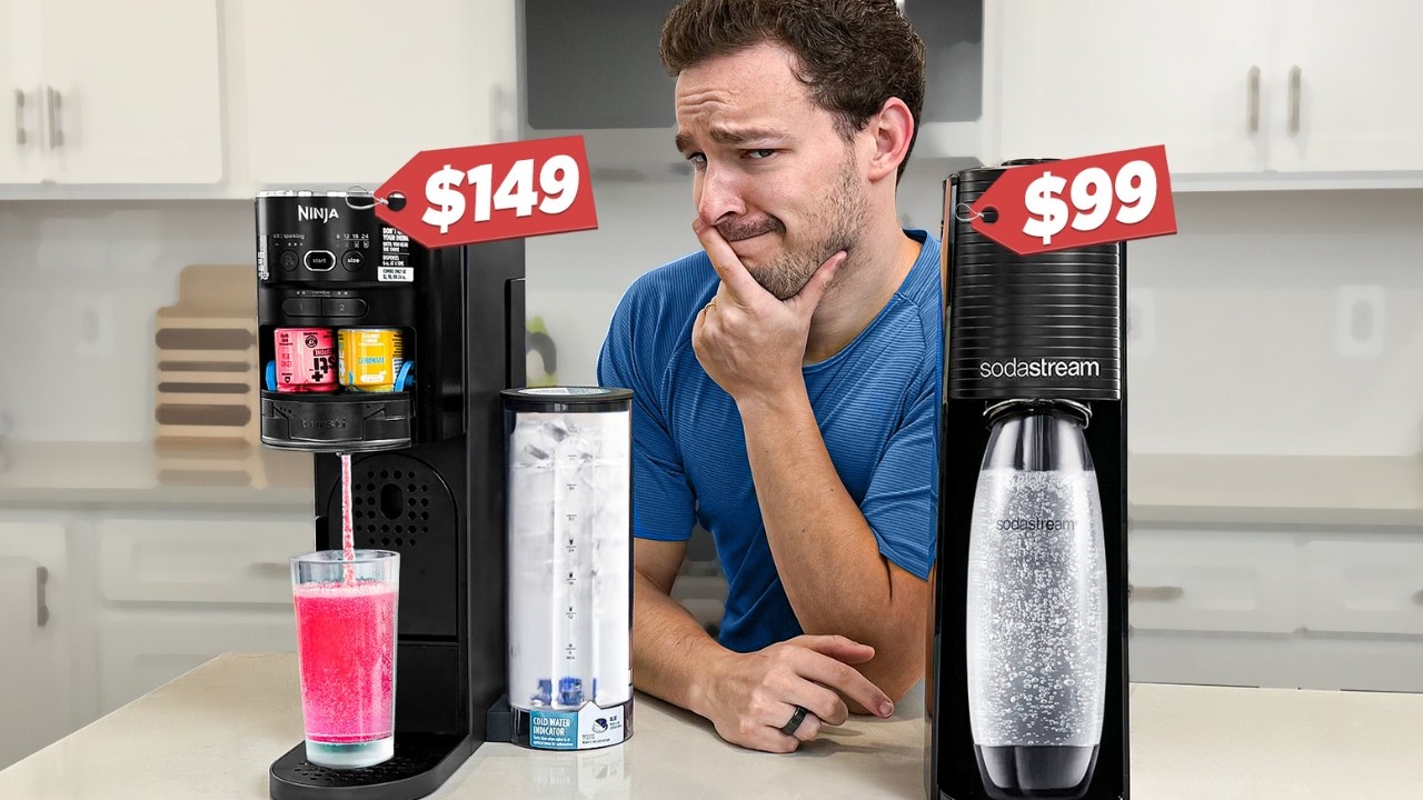 Ninja Thirsti Vs Sodastream Which Sparkling Water Maker Wins
