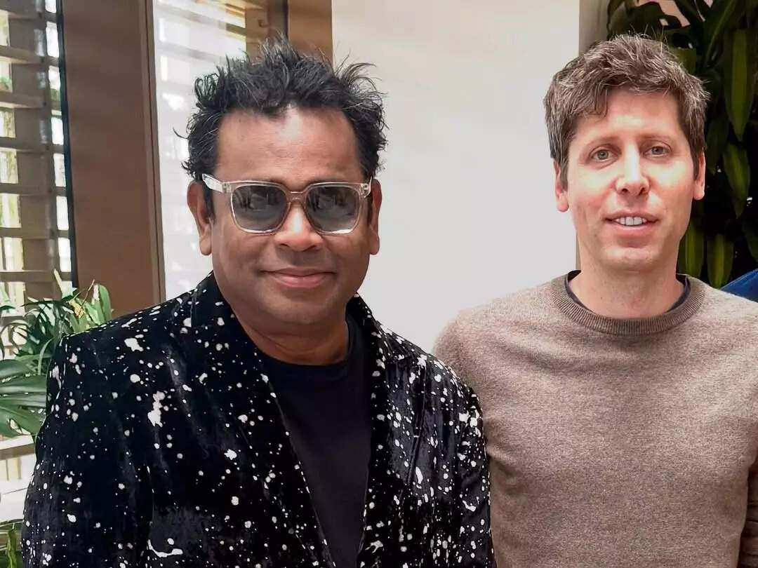 AR Rahman meets OpenAI’s Altman, Perplexity AI’s Arvind Srinivas for ...
