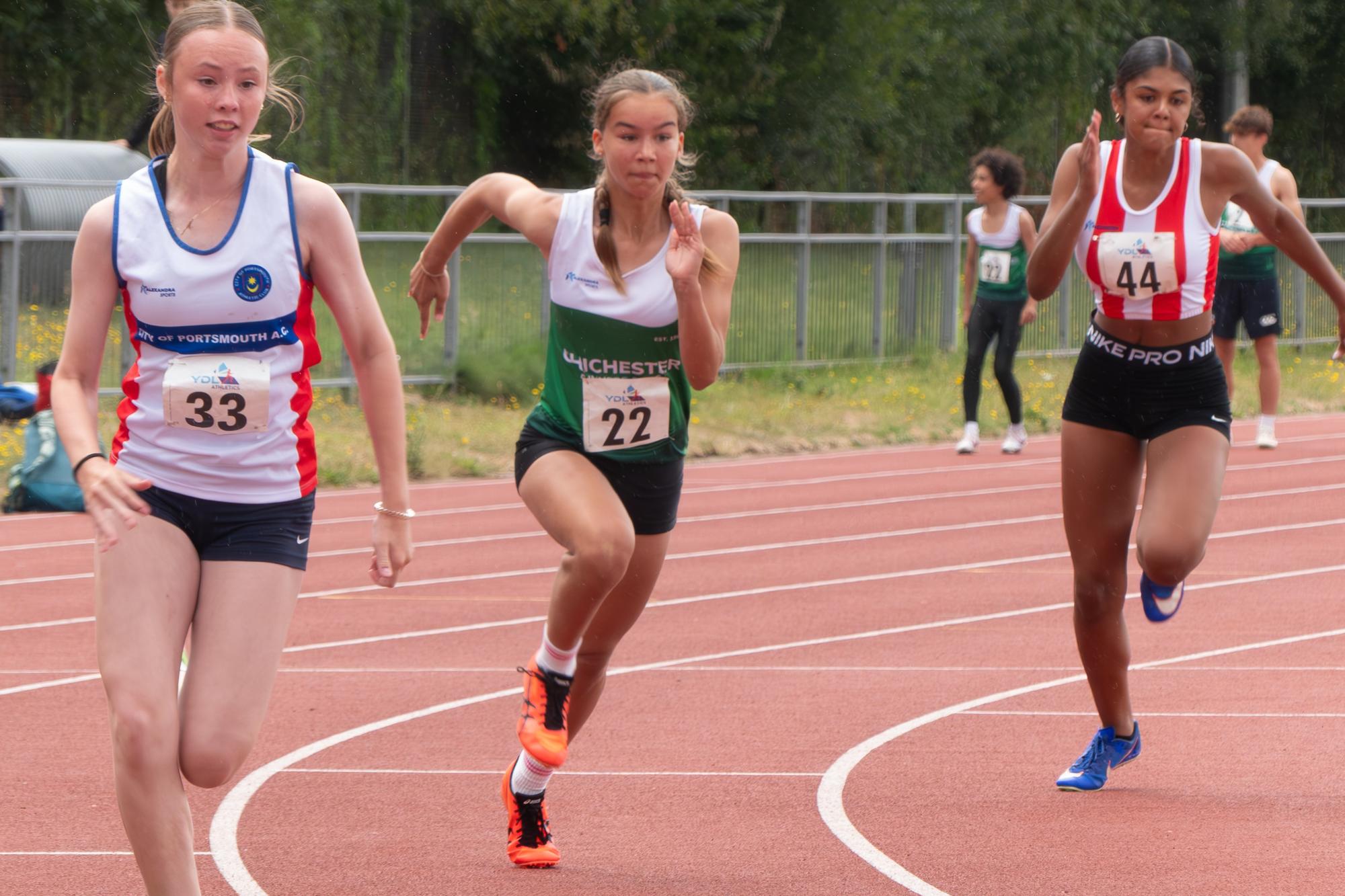 Young Chichester athletes rack up points in league meeting