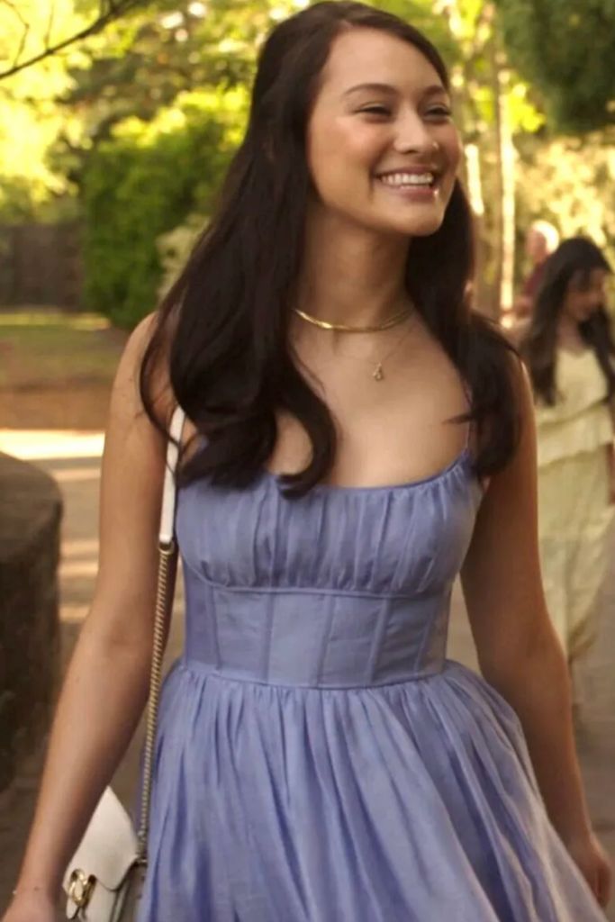 belly purple dress Belly's outfits in The Summer I Turned Pretty