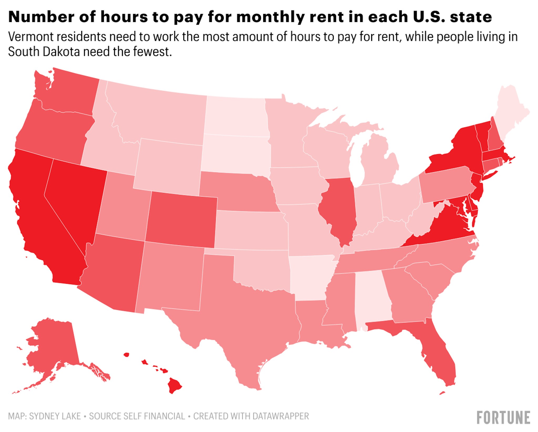 Americans spend an entire week’s worth of pay on rent every month—and ...