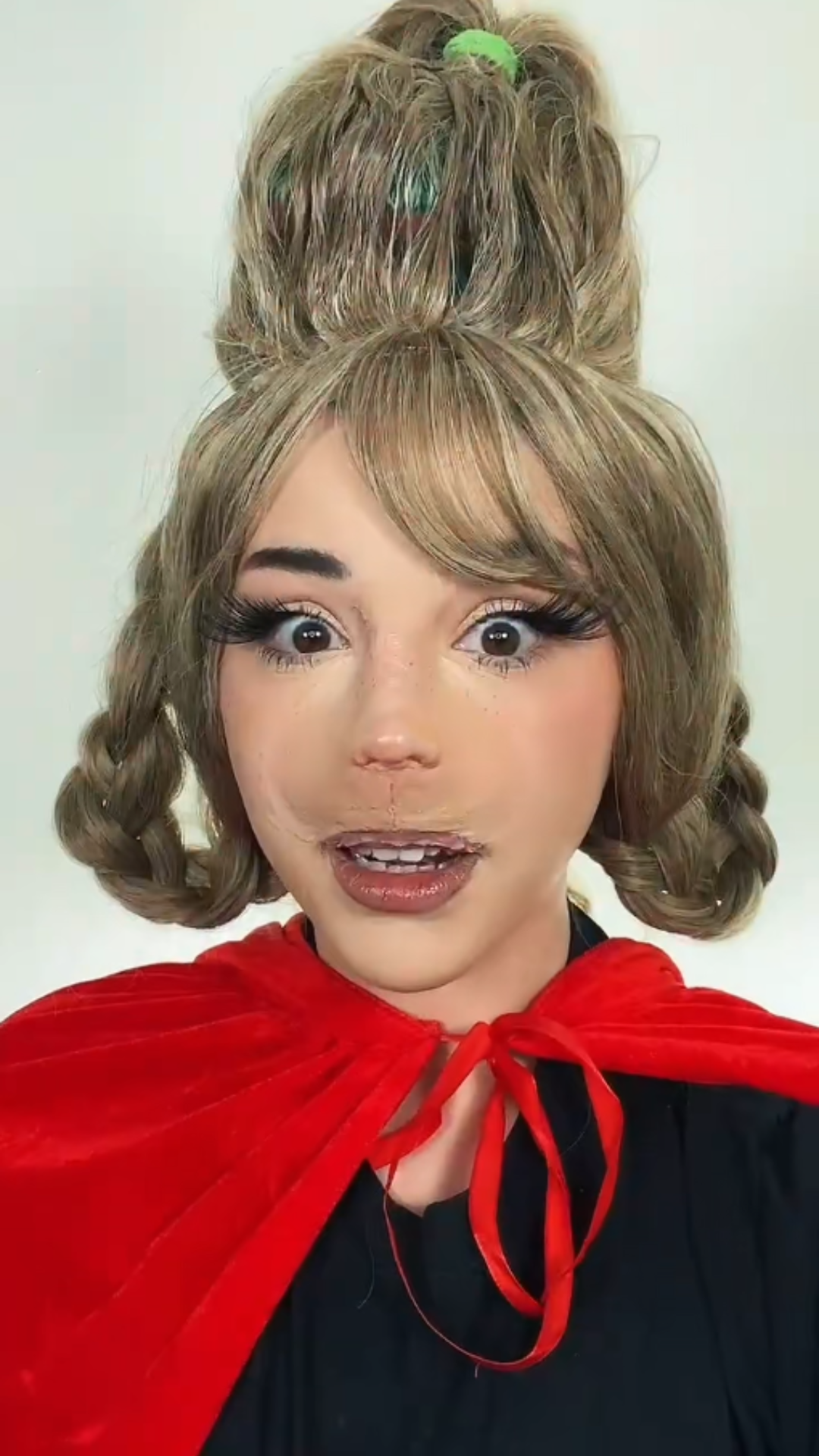 Cindy Lou’s Transformation Growing Into Her Nose Makeup