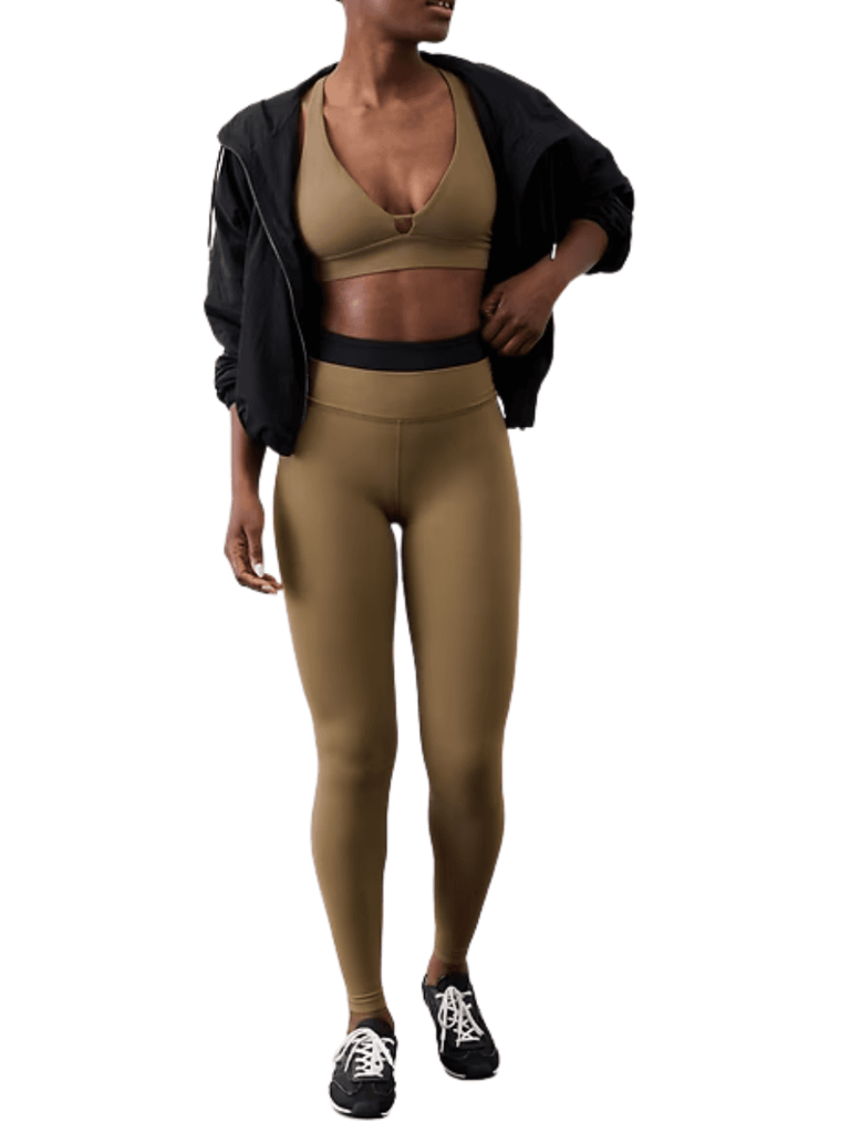 Yoga Pilates Bi-Color Fitted Stretch Leggings