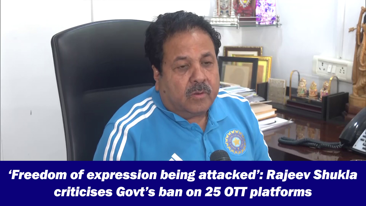 ‘Freedom of expression being attacked’ Rajeev Shukla criticises Govt’s