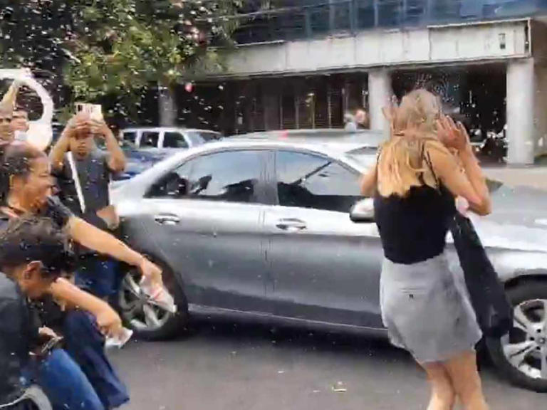 Lady Racista fue agredida tras audiencia judicial en CDMX