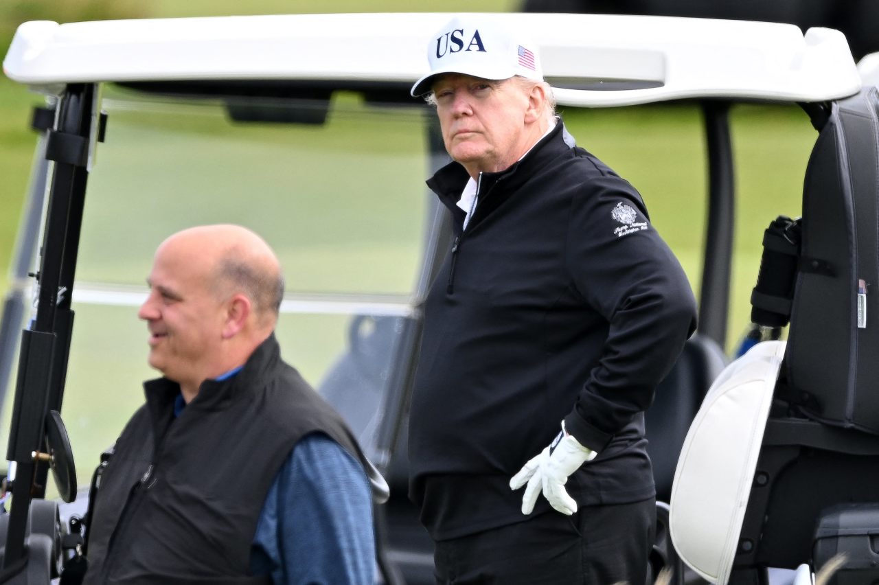 Trump Sought Escape on His Summer Golf Vacation. Some Scots Thought Otherwise.