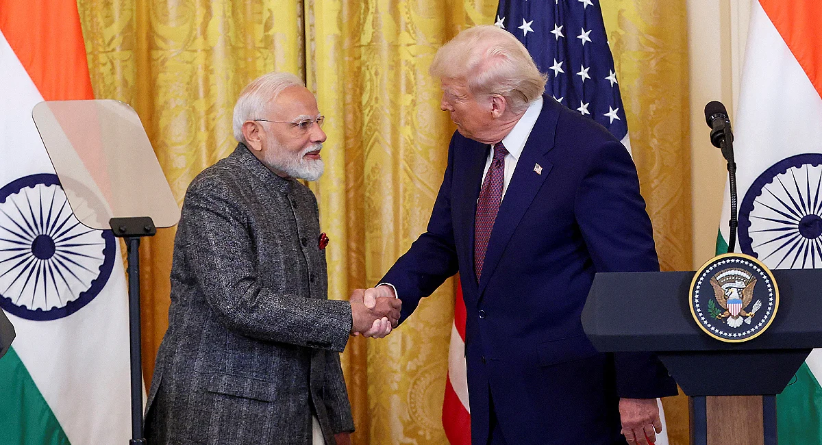Prime Minister Narendra Modi and US President Donald Trump.