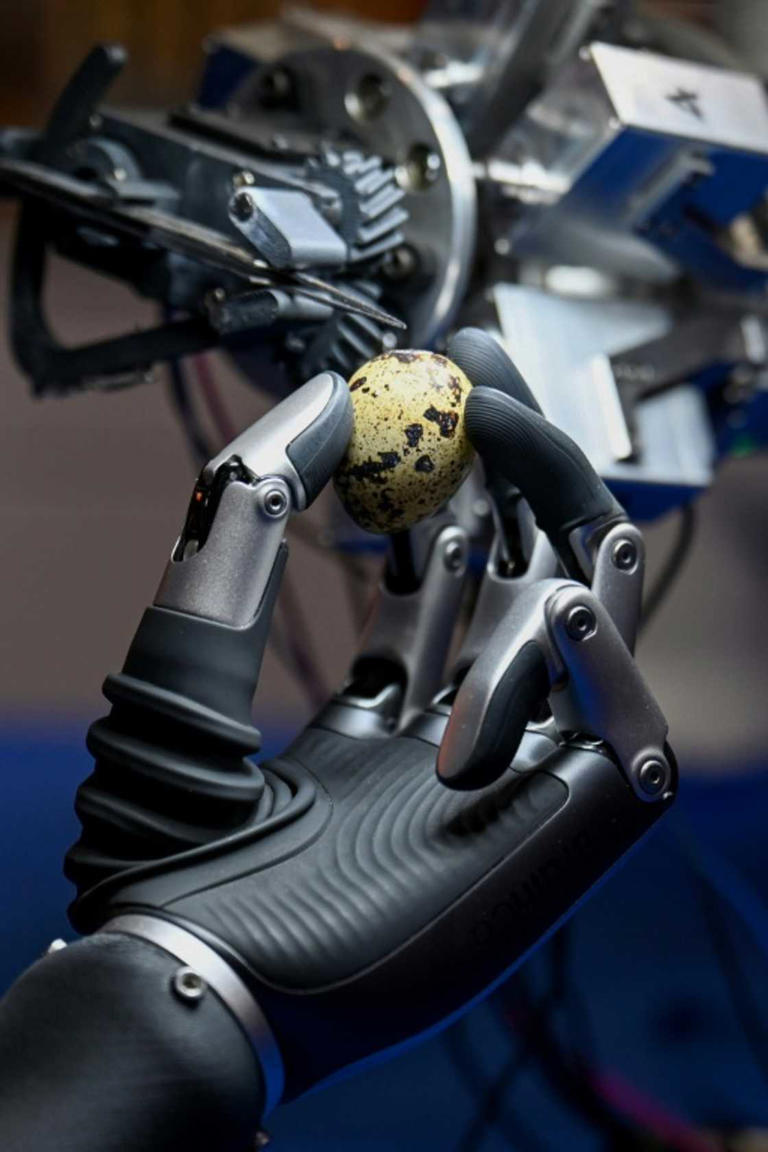 While most of the machines on display were still a little jerky, the increasing sophistication year-on-year was clear to see. Photo: - / AFP Source: AFP