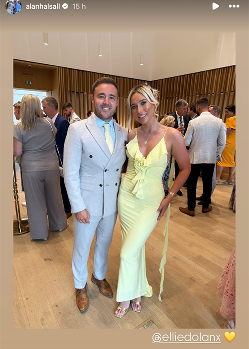 Corrie's Alan Halsall goes public with new girlfriend Ellie at co-star's  wedding