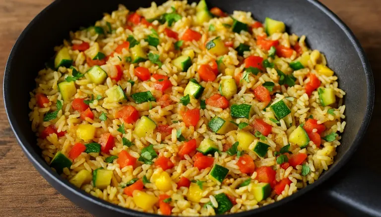 🍚 Riz sauté aux légumes d’été