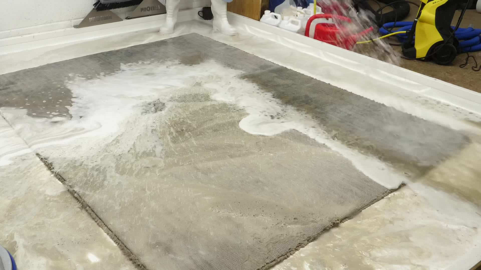 Satisfying Algae Removal From Rug Pure Asmr Cleaning Sounds