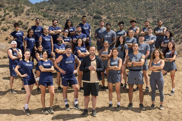 MTV Host TJ Lavin and the cast of 'The Challenge' season 41