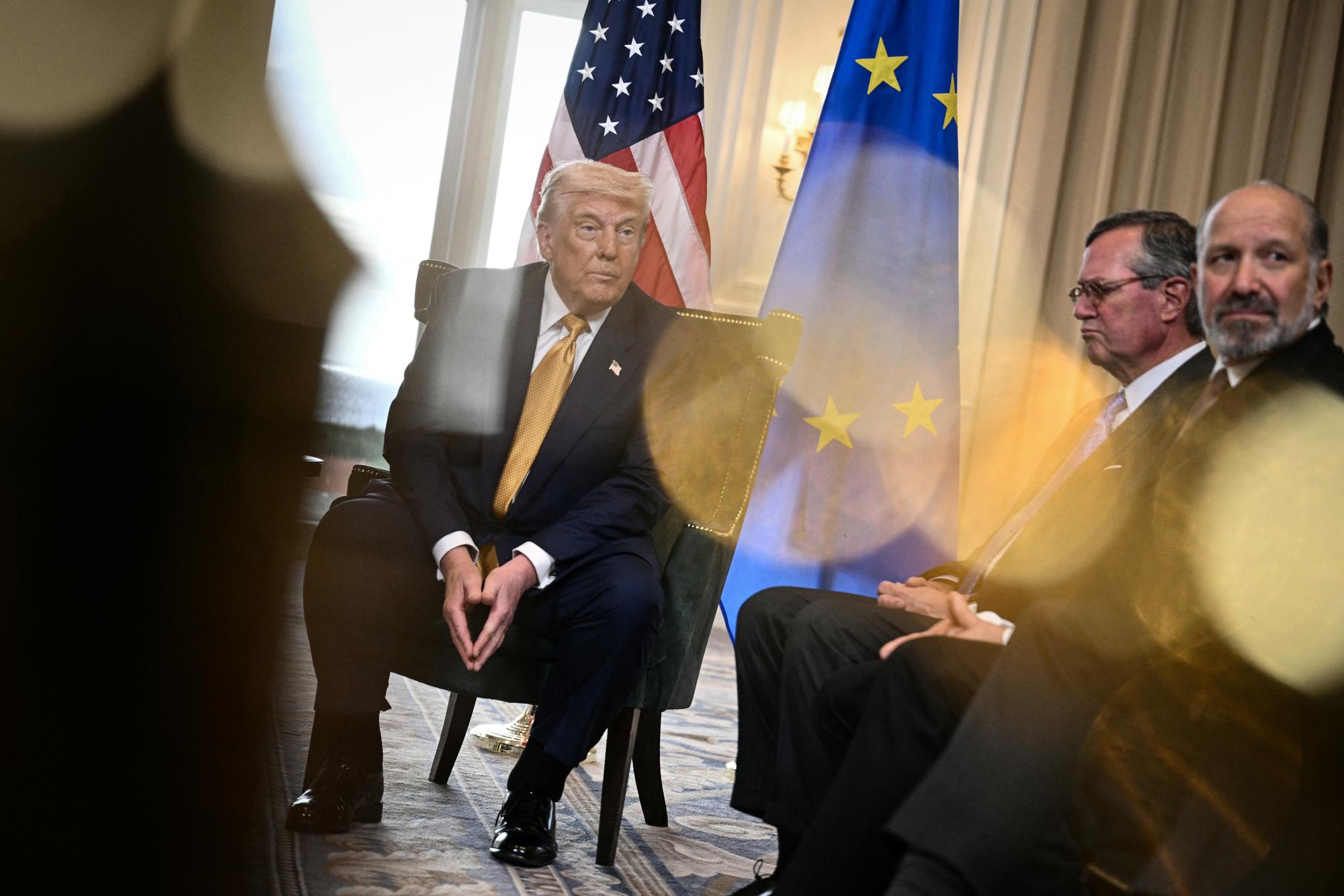 Donald Trump le 27 juillet 2025 en Écosse