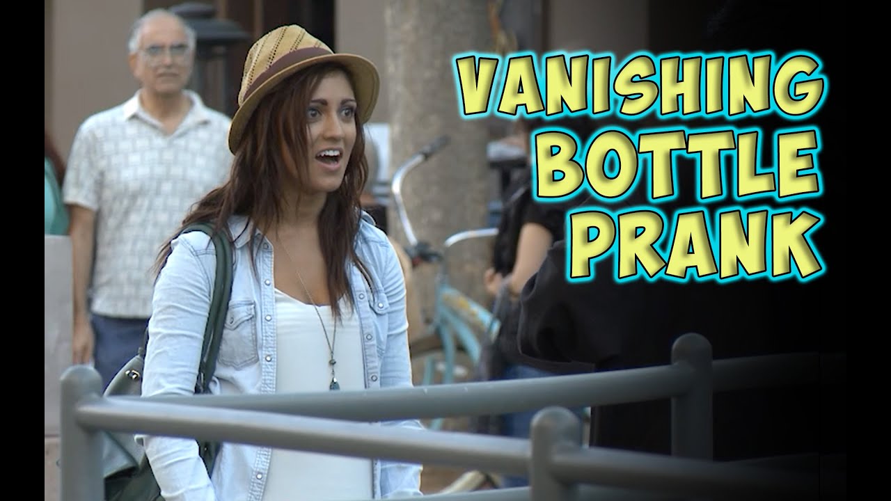 A vanishing bottle prank that fools everyone