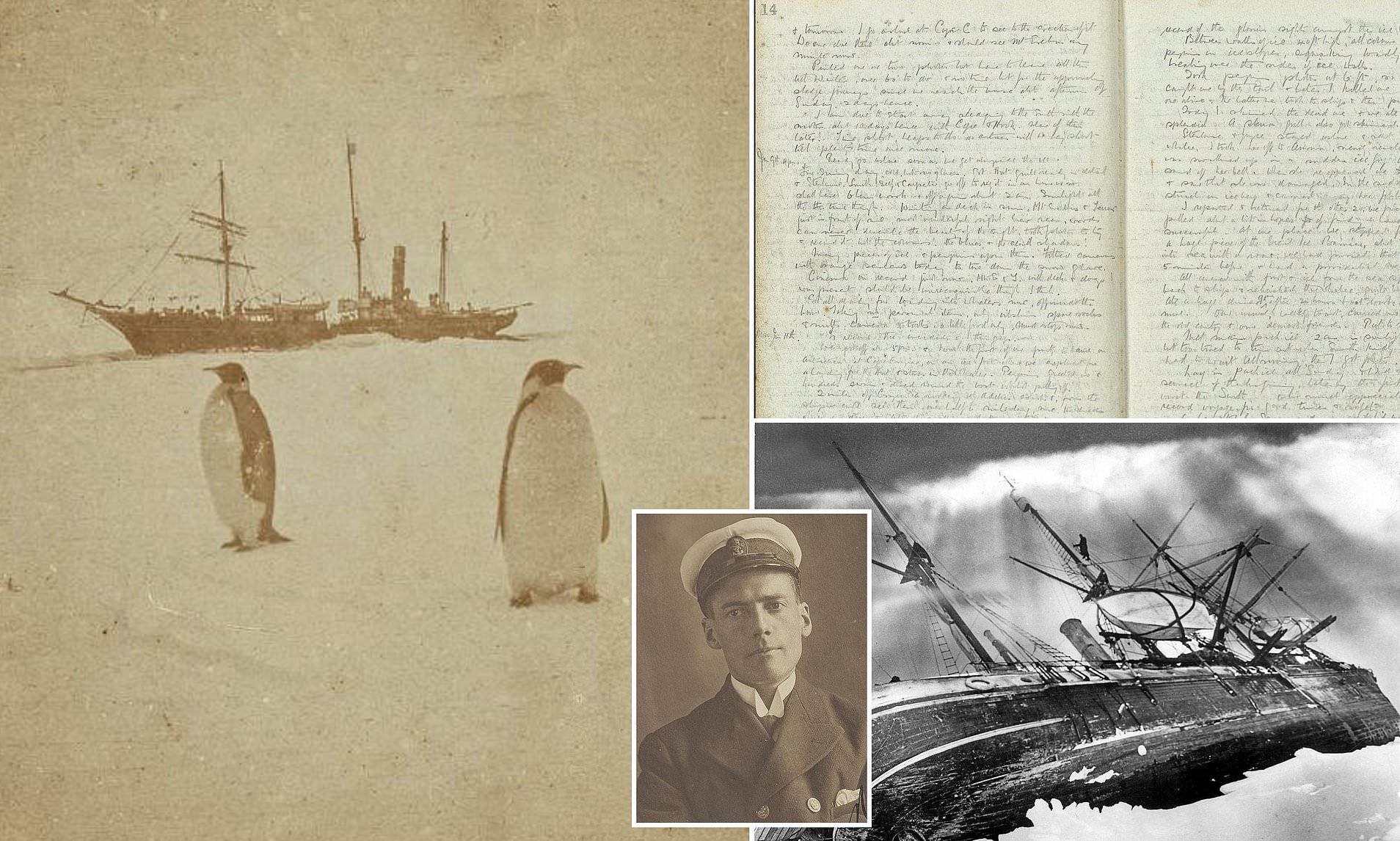 Ernest Shackleton's stranded crew played 'football with the penguins ...