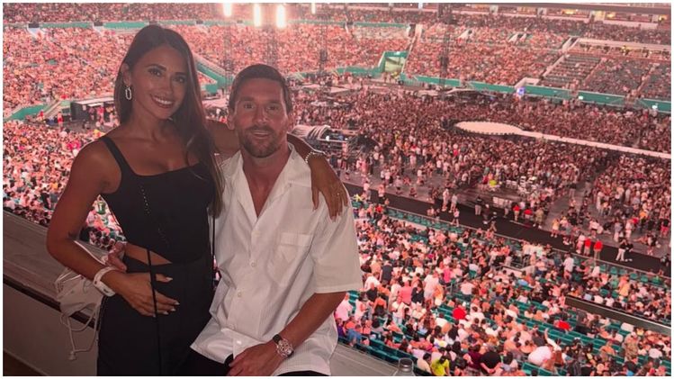 WATCH: Lionel Messi appears on kiss cam with wife Antonella Rocuzzo at Coldplay concert, Chris Martin expresses gratitude