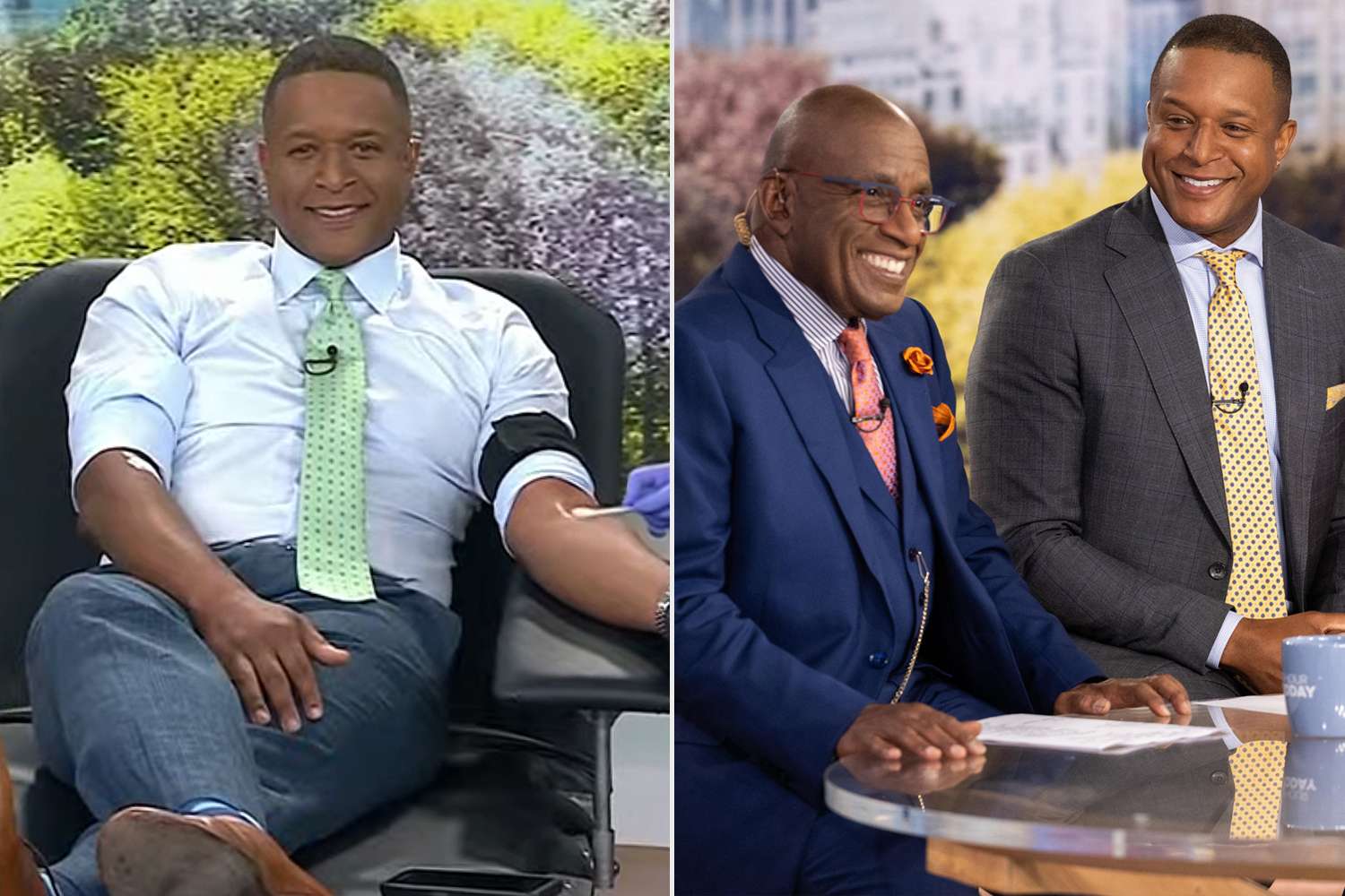 NBC; Nathan Congleton/NBC via Getty Craig Melvin and Al Roker