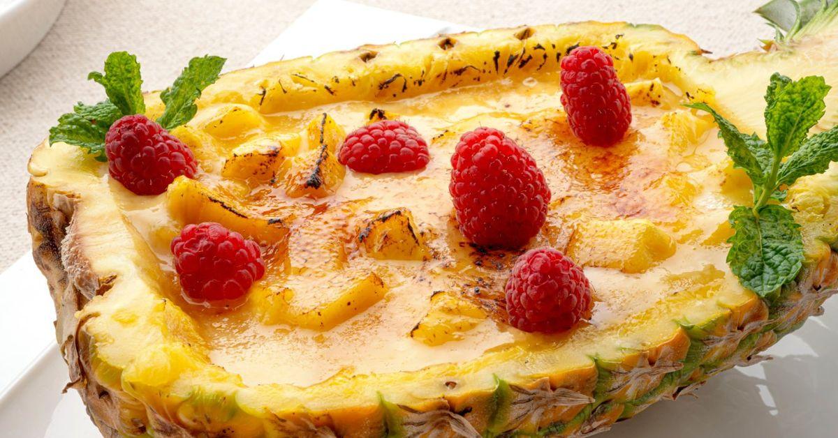 Receta exprés de piña rellena: postre y entrante fácil y vistoso