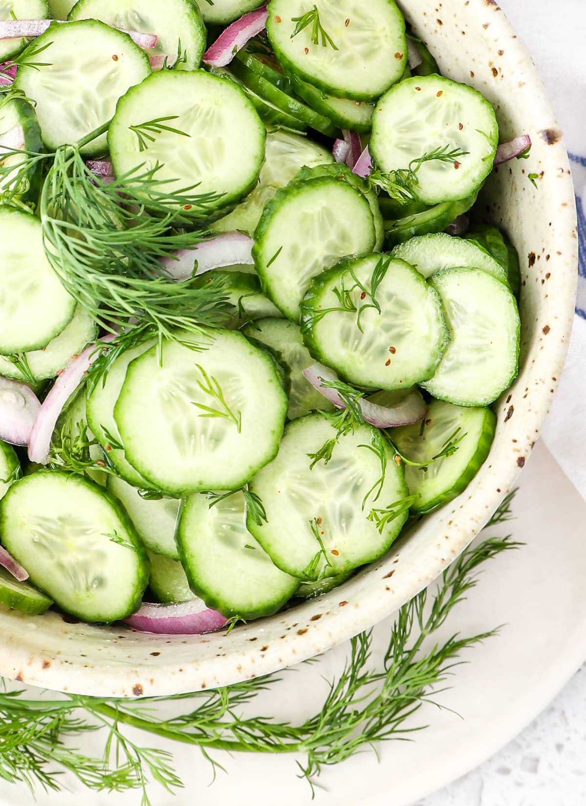 Crisp Cucumber Salad Recipe With Zesty Honey Dressing