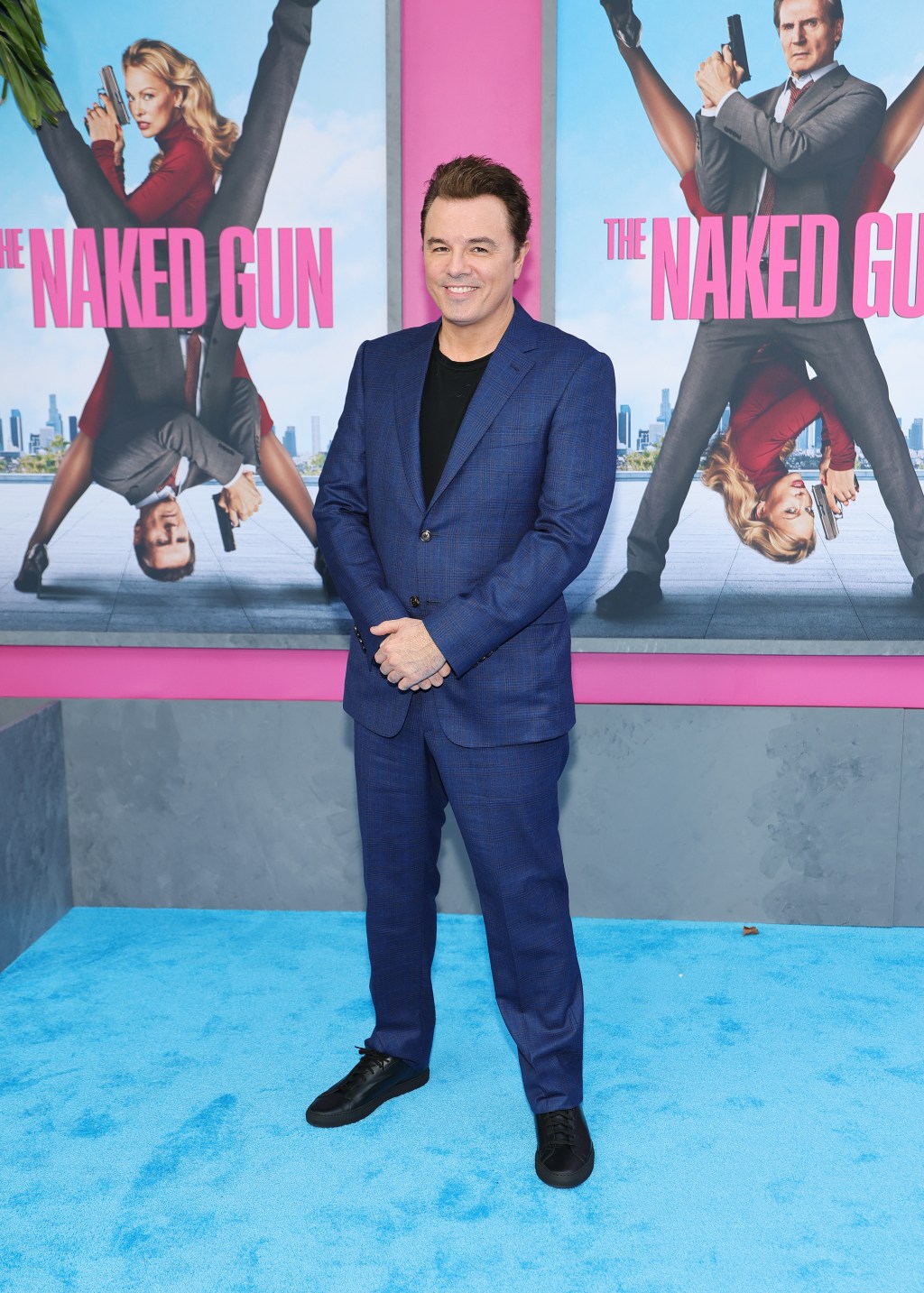 ‘The Naked Gun’ NYC Premiere: Pamela Anderson, Liam Neeson, Seth