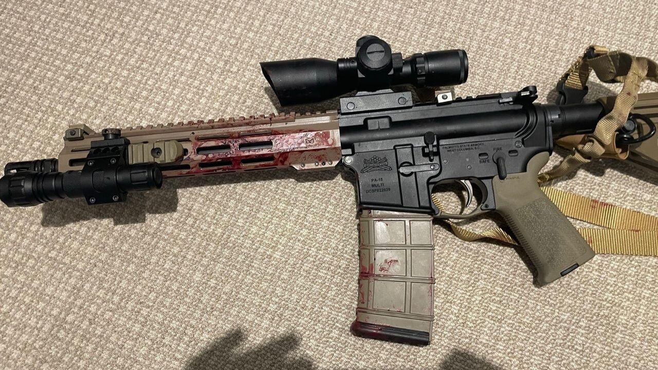 A photo of the weapon used by the suspected gunman who opened fire in Midtown Manhattan on July 28, 2025, according to law enforcement sources. / Credit: CBS News New York