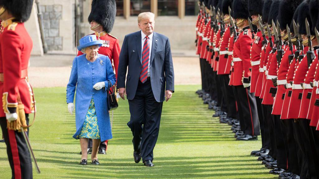 Trump was hosted by Queen Elizabeth II for his first state visit in 2019