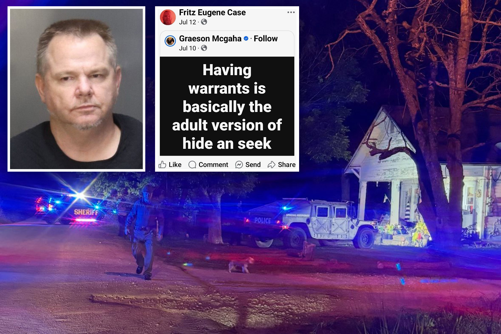 Knucklehead wanted by police posts hide and seek taunt on social Knucklehead wanted by police posts hide and seek taunt on social