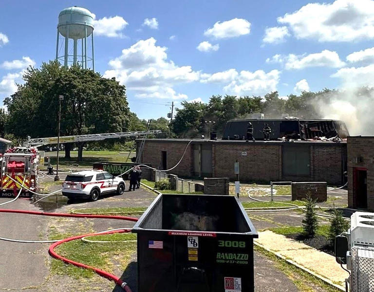 Firefighters Knock Down Rooftop Fire At Vacant Morrisville School