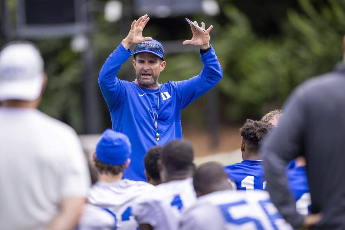 Duke holds spring football game. What stood out about the Blue Devils?
