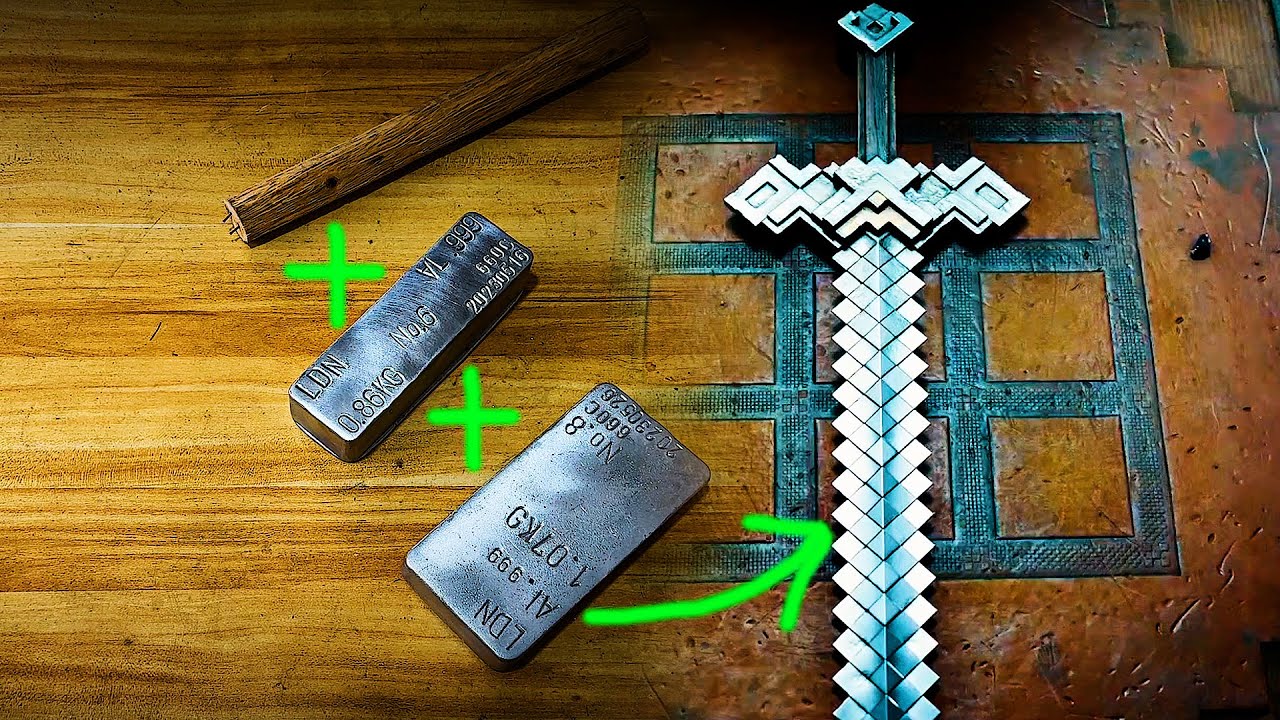 用古代砂鑄技術複製 Minecraft 鑽石劍：工藝還原實驗