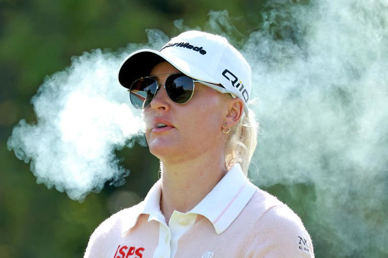 I was called the female Tiger Woods but I don't train for golf and I smoked  40 a day'