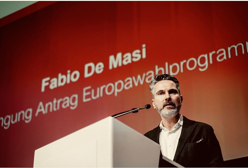 Fabio De Masi (BSW), político de la UE y especialista financiero. BSW