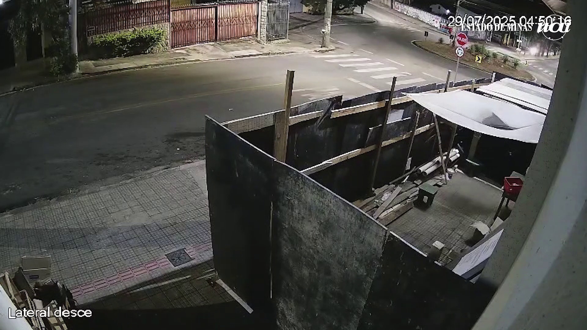 Motorista invade contramão, causa acidente em avenida de BH e foge